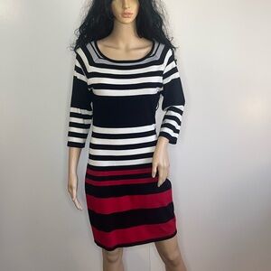 Derek Heart Red, Black and White Dress